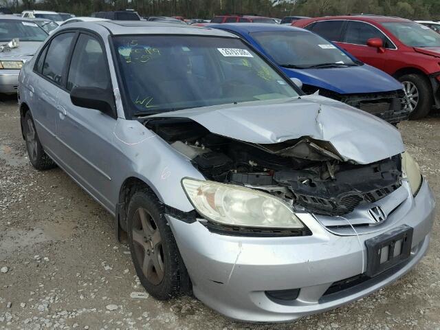 2HGES25754H597537 - 2004 HONDA CIVIC EX SILVER photo 1