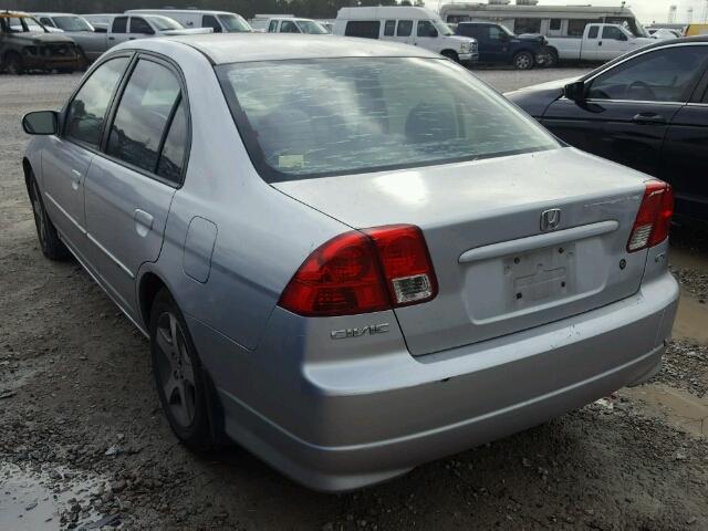 2HGES25754H597537 - 2004 HONDA CIVIC EX Gümüş foto 3