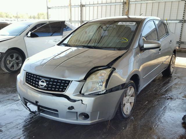 3N1AB61E38L755088 - 2008 NISSAN SENTRA 2.0 GRAY photo 2