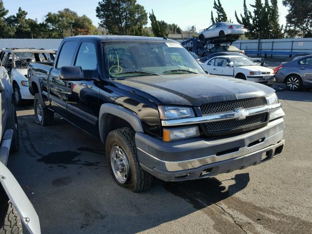 1GCHK23G64F211823 - 2004 CHEVROLET SILVERADO BLACK photo 1