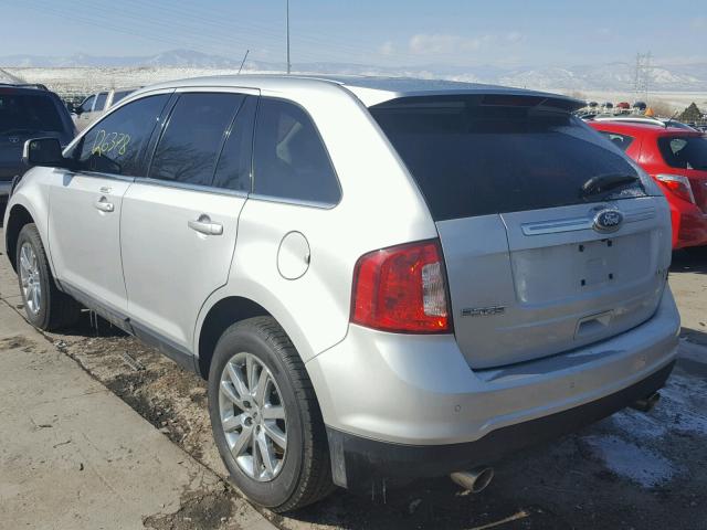 2FMDK4KC0BBA09160 - 2011 FORD EDGE LIMIT SILVER photo 3