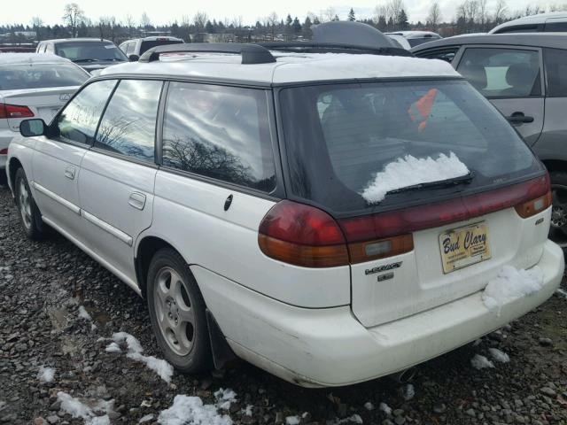 4S3BK4358X7313249 - 1999 SUBARU LEGACY L WHITE photo 3