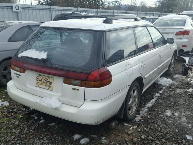 4S3BK4358X7313249 - 1999 SUBARU LEGACY L WHITE photo 4