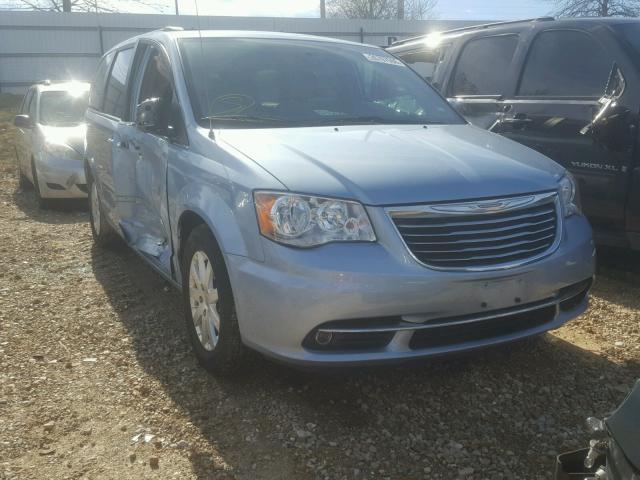 2C4RC1BG1DR808352 - 2013 CHRYSLER TOWN & COU BLUE photo 1