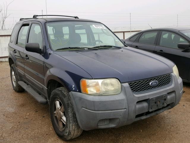 1FMYU02124KA31169 - 2004 FORD ESCAPE XLS BLUE photo 1