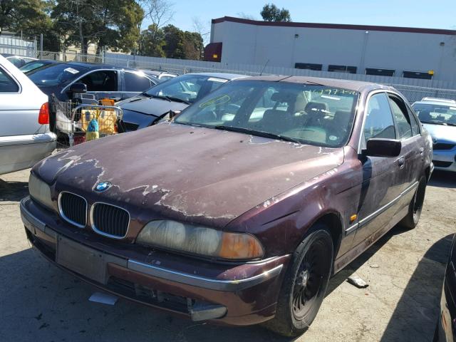 WBADD6328VBW23137 - 1997 BMW 528 I AUTO MAROON photo 2