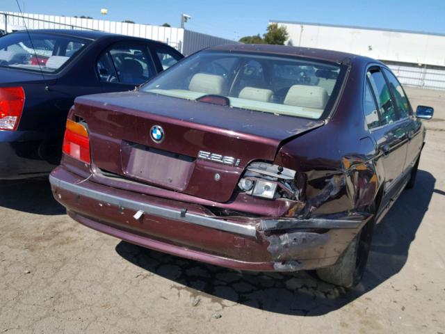 WBADD6328VBW23137 - 1997 BMW 528 I AUTO MAROON photo 4