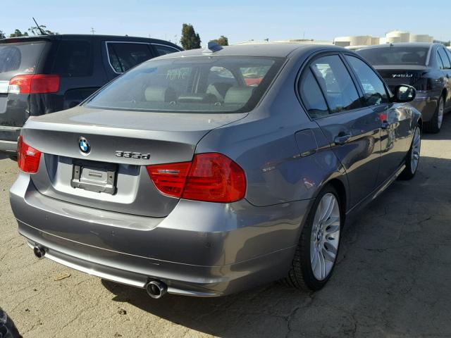 WBAPN7C54BA949335 - 2011 BMW 335 D GRAY photo 4