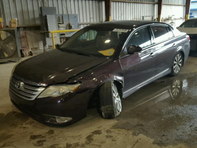 4T1BK3DB1BU377671 - 2011 TOYOTA AVALON BAS MAROON photo 2