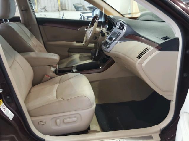 4T1BK3DB1BU377671 - 2011 TOYOTA AVALON BAS MAROON photo 5