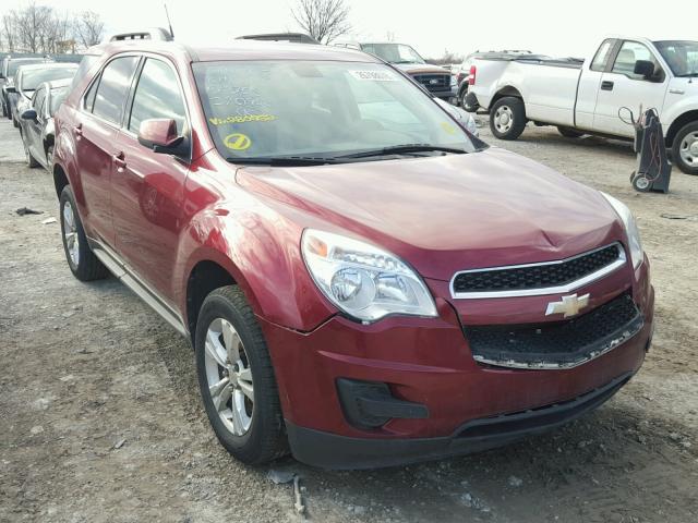 2CNALDEWXA6280952 - 2010 CHEVROLET EQUINOX LT MAROON photo 1