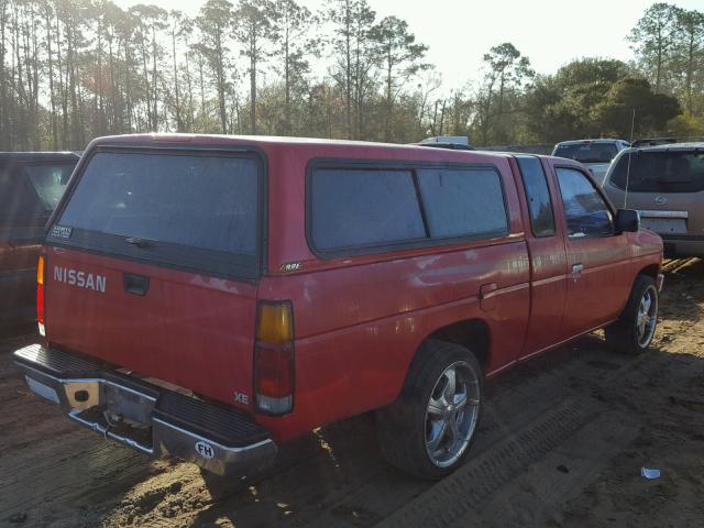 1N6SD16S5VC429469 - 1997 NISSAN TRUCK KING RED photo 4