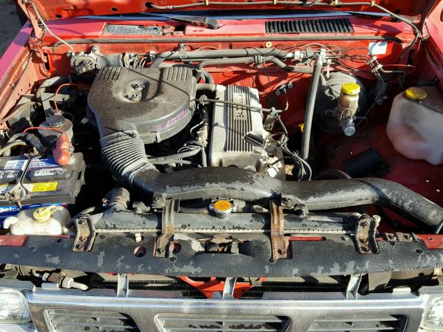 1N6SD16S5VC429469 - 1997 NISSAN TRUCK KING RED photo 7