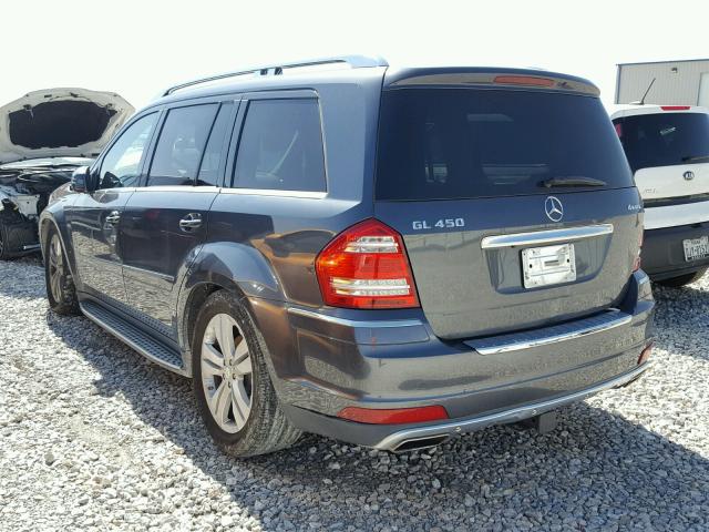 4JGBF7BE9BA717997 - 2011 MERCEDES-BENZ GL 450 4MA SILVER photo 3