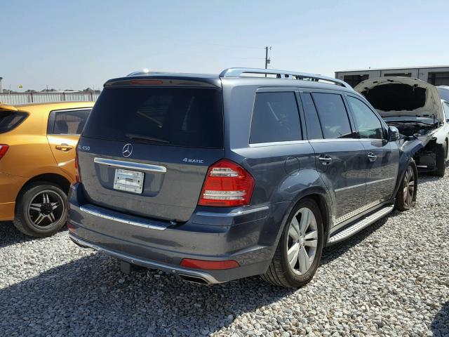 4JGBF7BE9BA717997 - 2011 MERCEDES-BENZ GL 450 4MA SILVER photo 4