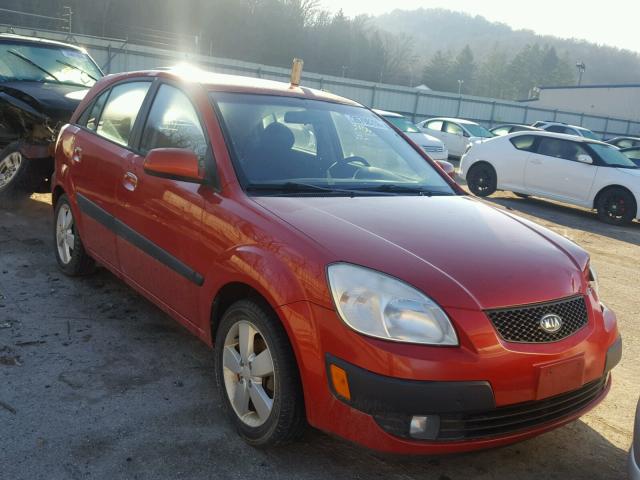 KNADE163176211237 - 2007 KIA RIO 5 SX RED photo 1