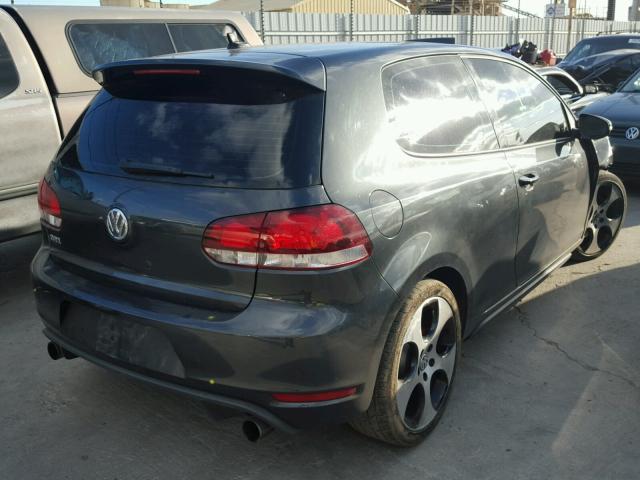 WVWFD7AJ8DW115768 - 2013 VOLKSWAGEN GTI GRAY photo 4