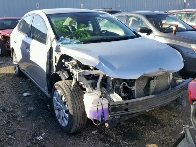 3N1AB7AP6FY225298 - 2015 NISSAN SENTRA S SILVER photo 1