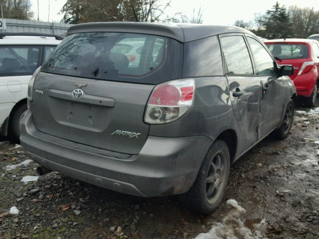 2T1KR32E28C698914 - 2008 TOYOTA COROLLA MA GRAY photo 4