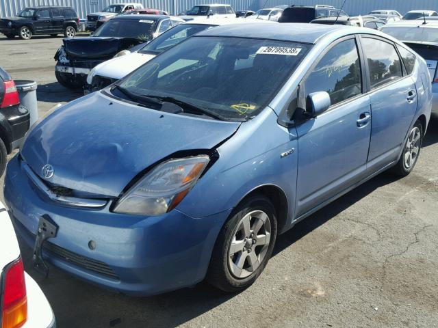 JTDKB20U877624969 - 2007 TOYOTA PRIUS BLUE photo 2