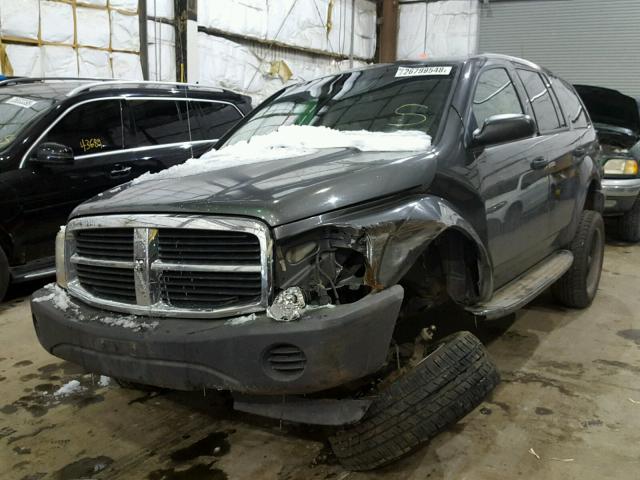 1D4HB38N14F144077 - 2004 DODGE DURANGO ST GRAY photo 2