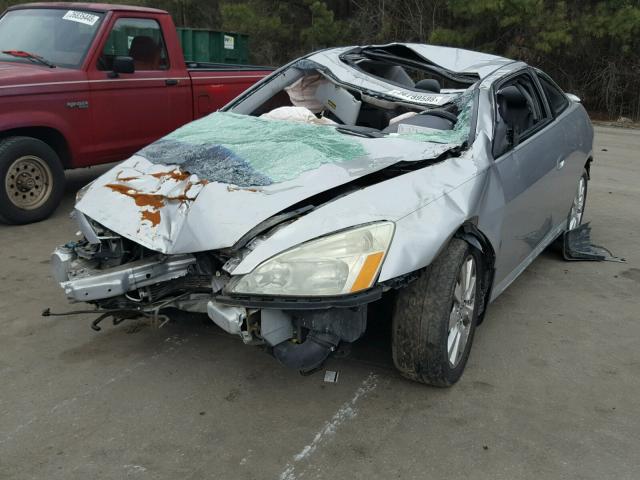 1HGCM82627A005482 - 2007 HONDA ACCORD EX SILVER photo 2