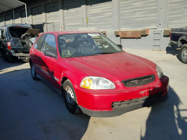 2HGEJ6445TH108215 - 1996 HONDA CIVIC DX RED photo 1