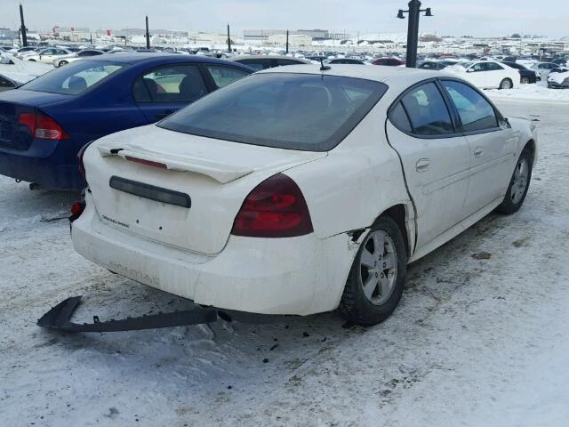 2G2WP552471235937 - 2007 PONTIAC GRAND PRIX WHITE photo 4