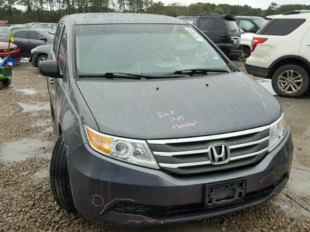 5FNRL5H69BB020112 - 2011 HONDA ODYSSEY EX GRAY photo 1