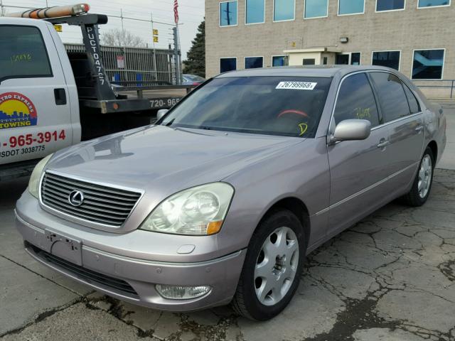 JTHBN30F310021893 - 2001 LEXUS LS 430 BEIGE photo 2