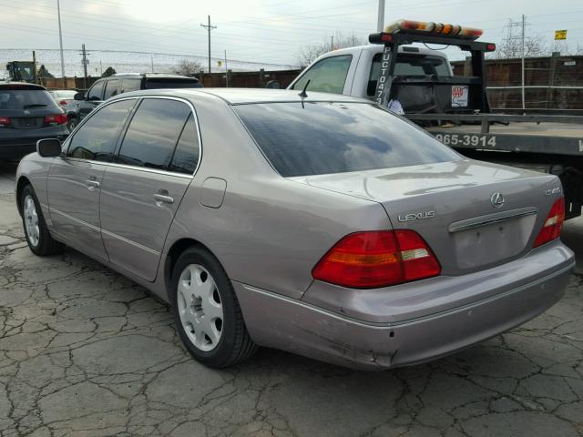 JTHBN30F310021893 - 2001 LEXUS LS 430 BEIGE photo 3