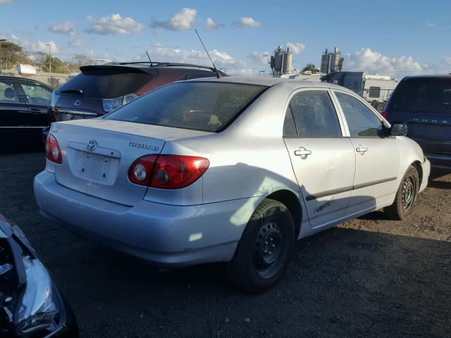 JTDBR32E952066051 - 2005 TOYOTA COROLLA CE SILVER photo 4