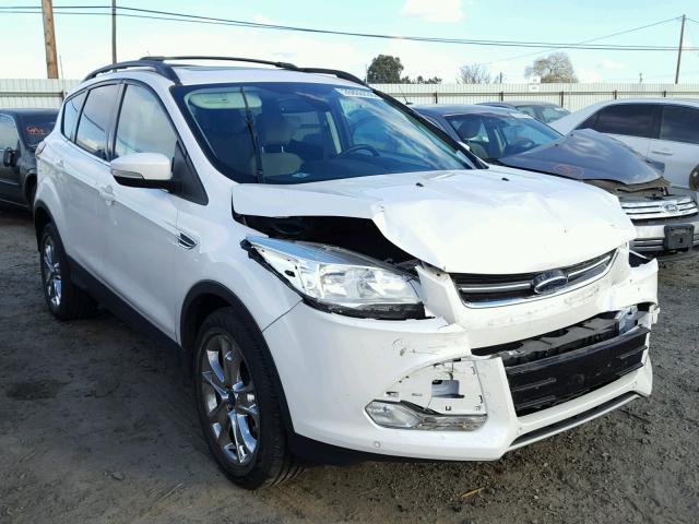 1FMCU9H97DUD24291 - 2013 FORD ESCAPE SEL WHITE photo 1