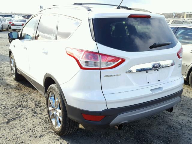 1FMCU9H97DUD24291 - 2013 FORD ESCAPE SEL WHITE photo 3