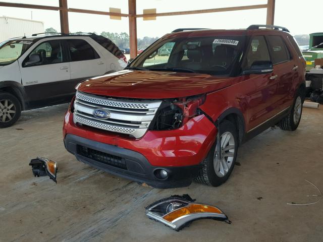 1FMHK7D83CGA75577 - 2012 FORD EXPLORER X MAROON photo 2