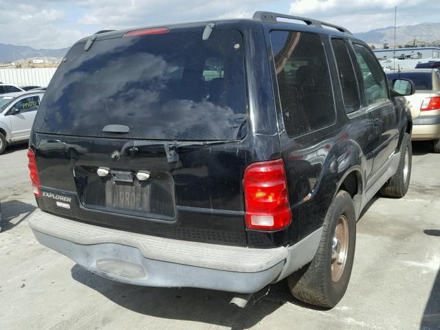 1FMYU60E61UB97381 - 2001 FORD EXPLORER S BLACK photo 4