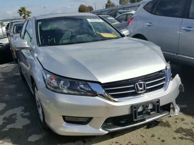 1HGCR3F82EA001025 - 2014 HONDA ACCORD EXL SILVER photo 1