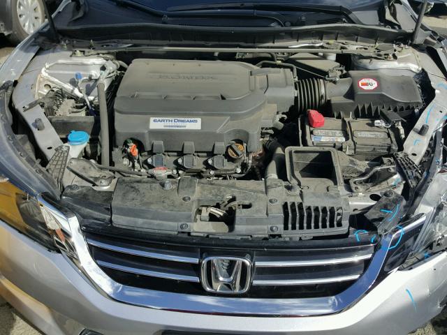 1HGCR3F82EA001025 - 2014 HONDA ACCORD EXL SILVER photo 7