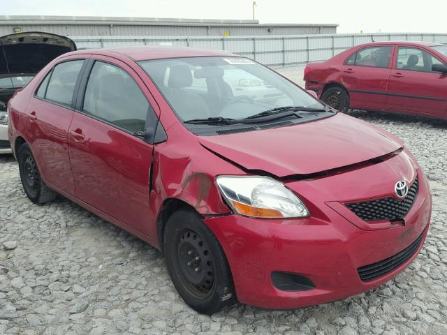 JTDBT903094053835 - 2009 TOYOTA YARIS MAROON photo 1