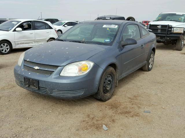 1G1AK15F067829564 - 2006 CHEVROLET COBALT LS BLUE photo 2