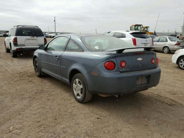 1G1AK15F067829564 - 2006 CHEVROLET COBALT LS BLUE photo 3