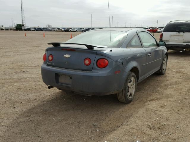 1G1AK15F067829564 - 2006 CHEVROLET COBALT LS BLUE photo 4