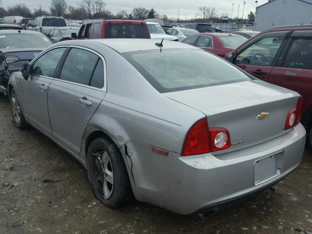 1G1ZH57B18F154657 - 2008 CHEVROLET MALIBU 1LT SILVER photo 3