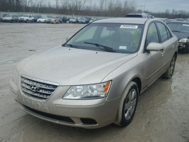 5NPET46C99H485695 - 2009 HYUNDAI SONATA GLS GOLD photo 2