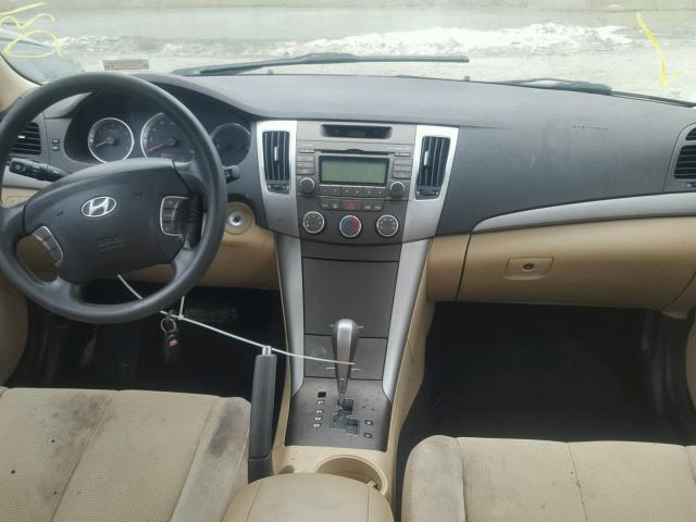 5NPET46C99H485695 - 2009 HYUNDAI SONATA GLS GOLD photo 9