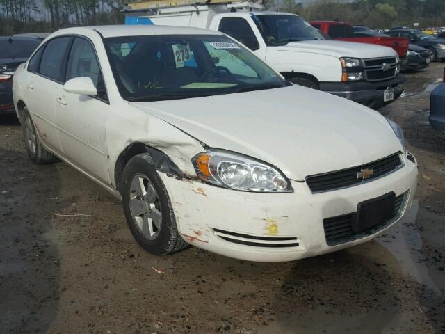 2G1WT58K169140523 - 2006 CHEVROLET IMPALA LT WHITE photo 1