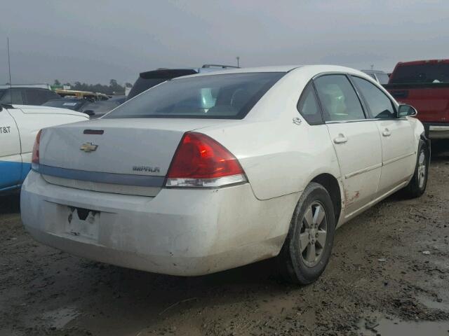 2G1WT58K169140523 - 2006 CHEVROLET IMPALA LT WHITE photo 4