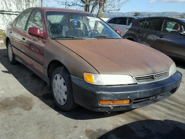 1HGCD563XVA217705 - 1997 HONDA ACCORD LX RED photo 1