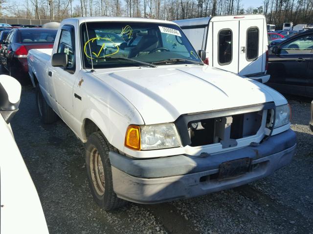 1FTYR10D75PA05017 - 2005 FORD RANGER WHITE photo 1