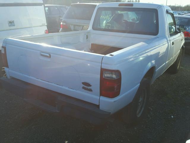 1FTYR10D75PA05017 - 2005 FORD RANGER WHITE photo 4